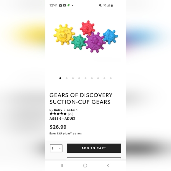 Gears of discovery- suction cup gears - Picture 1 of 15